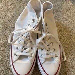 White high top converse